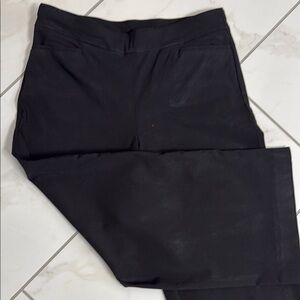 Chicos 1R black 180 Brigitte Wide Leg Cropped Pants